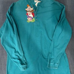 Vintage Snow White Embroidered T-Shirt XL